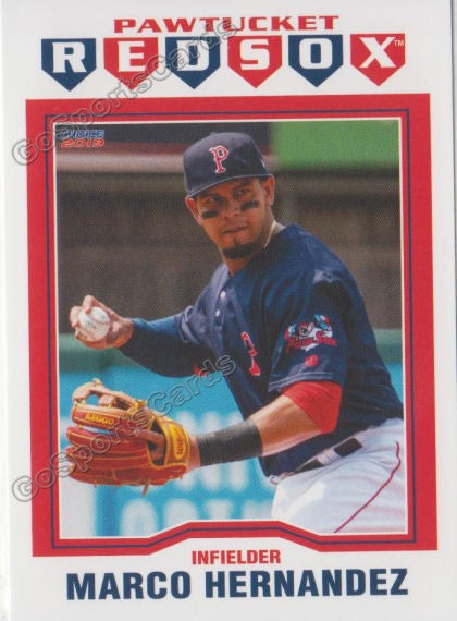 2019 Pawtucket Red Sox Marco Hernandez