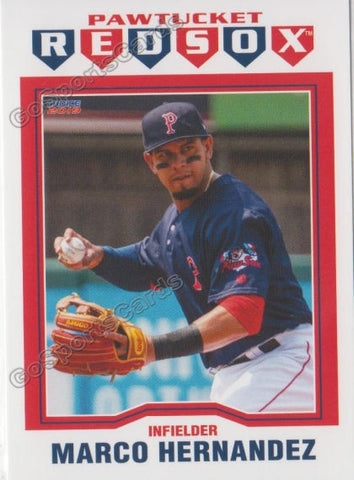 2019 Pawtucket Red Sox Marco Hernandez