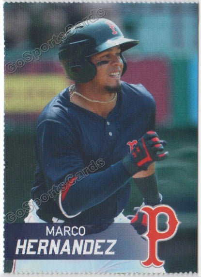 2019 Pawtucket Red Sox Dunkin SGA Marco Hernandez