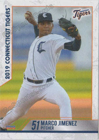 2019 Connecticut Tigers Marco Jimenez