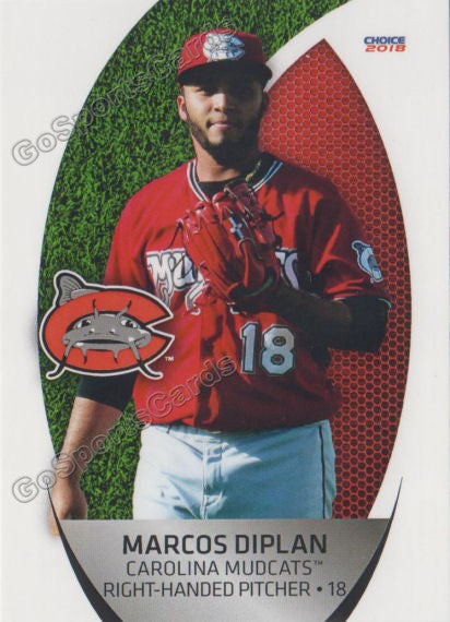 2018 Carolina Mudcats Marcos Diplan