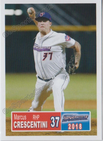 2018 Jacksonville Jumbo Shrimp Marcus Crescentini