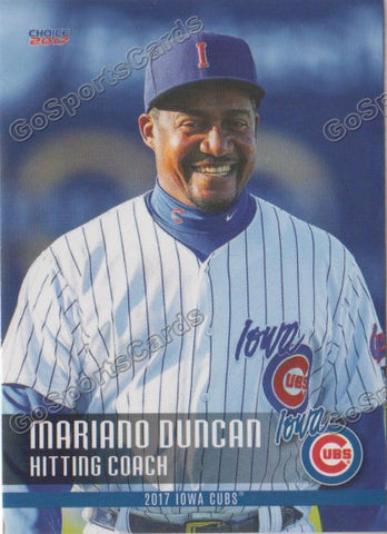 2017 Iowa Cubs Mariano Duncan