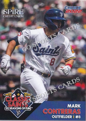 2022 St Paul Saints SGA Mark Contreras