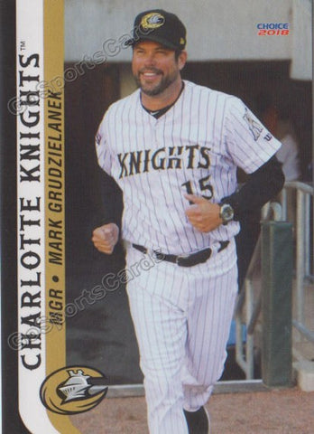 2018 Charlotte Knights Mark Grudzielanek