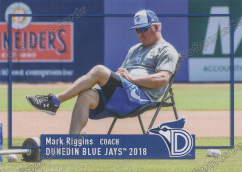 2018 Dunedin Blue Jays Mark Riggins