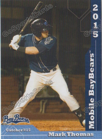 2015 Mobile BayBears Mark Thomas