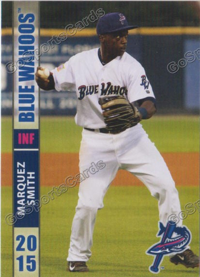 2015 Pensacola Blue Wahoos Marquez Smith