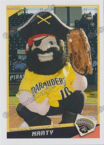 2017 Bradenton Marauders Marty the Marauder Mascot