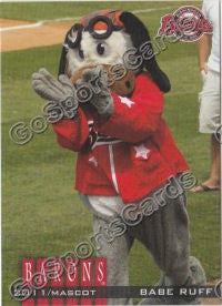 2016 Birmingham Barons Babe Ruff Mascot