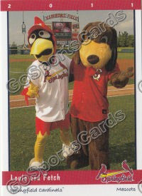 2011 Springfield Cardinals Louie and Fetch Mascots