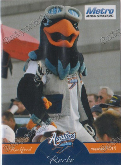 2014 Memphis Redbirds Rockey Mascot – Go Sports Cards