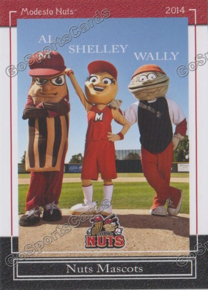 2014 Modesto Nuts Nuts Mascots