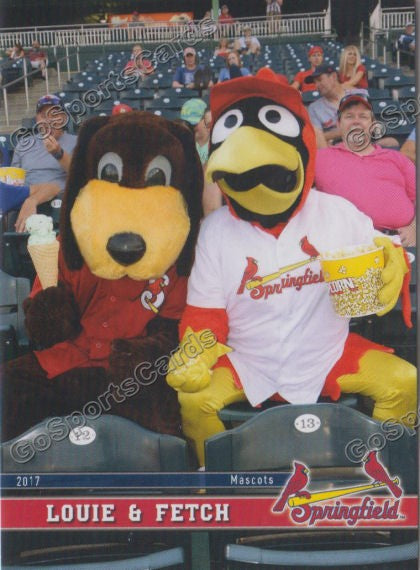 2017 Springfield Cardinals SGA Louie Fetch Mascot