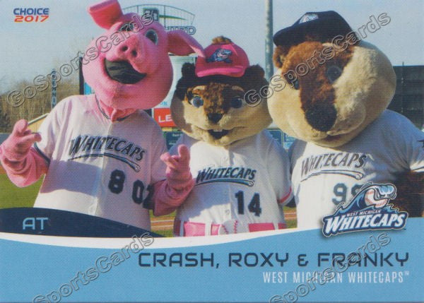 Crash the River Rascal, West Michigan Whitecaps mascot; Midwest League