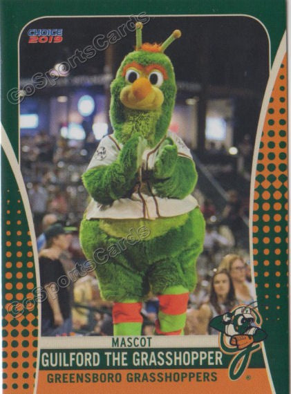 2019 Greensboro Grasshoppers Guilford the Grasshopper Mascot – Go ...