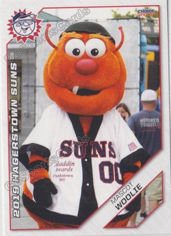 2019 Hagerstown Suns Woolie Mascot