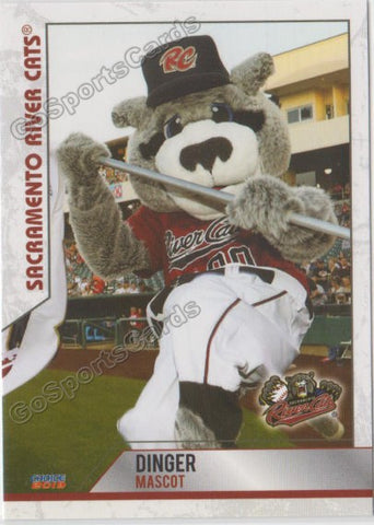 2019 Sacramento River Cats Dinger Mascot