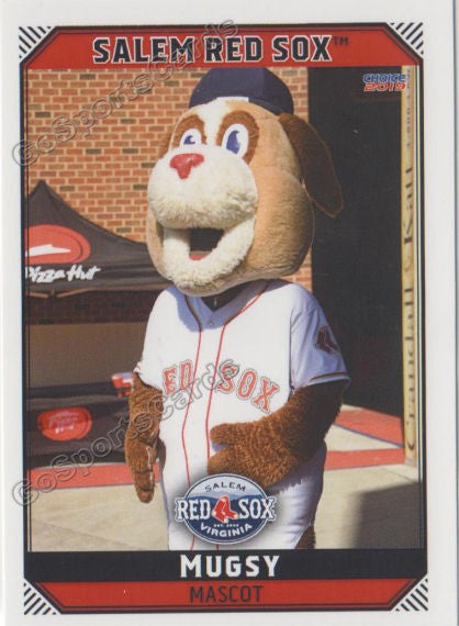 2019 Salem Red Sox Mugsy Mascot