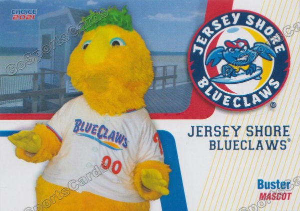 Jersey Shore Lakewood Blueclaws Mascot Buster's Trifecta Trophy