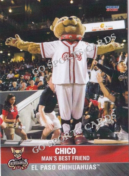 2021 El Paso Chihuahuas Chico Mascot – Go Sports Cards