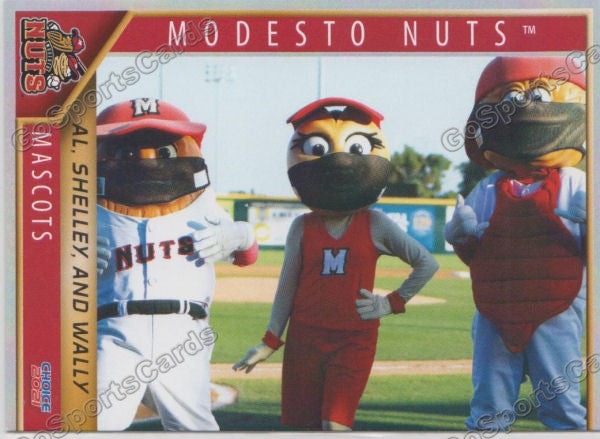 2021 Modesto Nuts Cards from Team Set You Pick