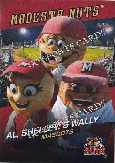 2023 Modesto Nuts Al Shelley Wally Mascot