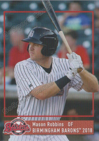 2018 Birmingham Barons Mason Robbins