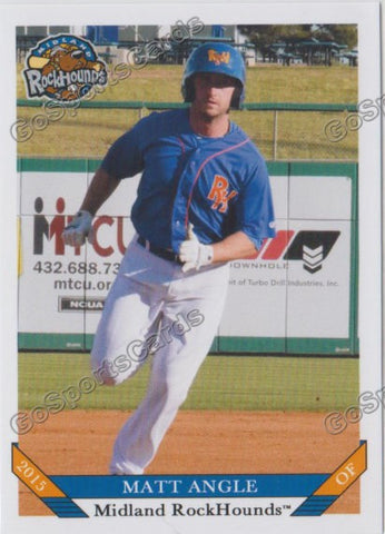 2015 Midland RockHounds Matt Angle