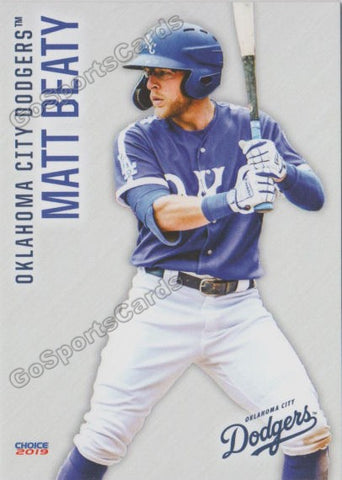 2019 Oklahoma City Dodgers Matt Beaty