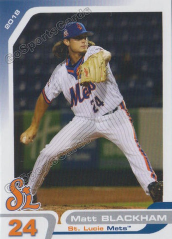 2018 St Lucie Mets Matt Blackham