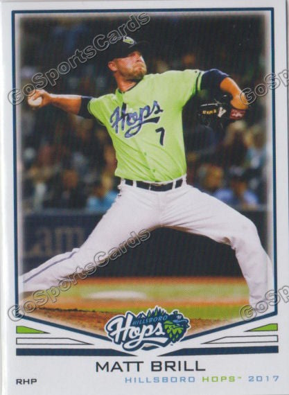 2017 Hillsboro Hops Matt Brill