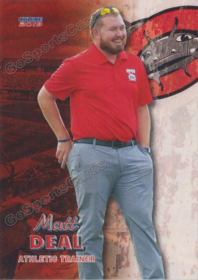 2019 Carolina Mudcats Matt Deal