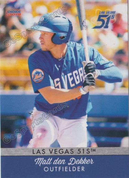 2018 Las Vegas 51s Matt Den Dekker