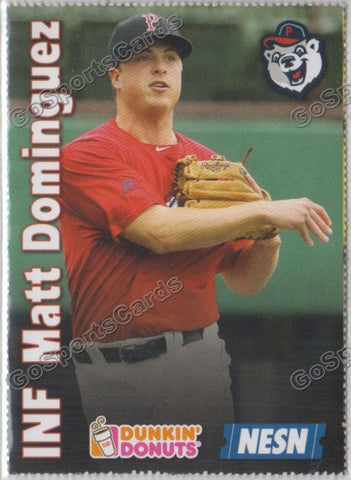 2017 Pawtucket Red Sox Dunkin Donuts SGA Matt Dominguez