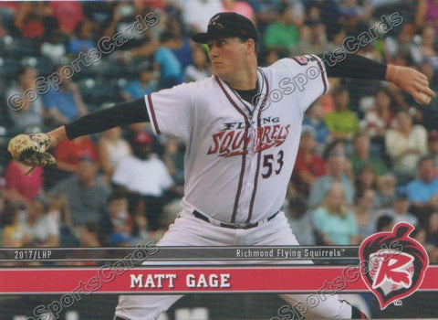 2017 Richmond Flying Squirrels Matt Gage