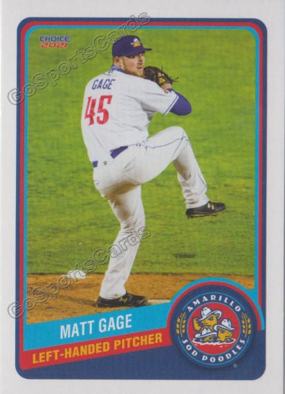 2021 Amarillo Sod Poodles Matt Gage