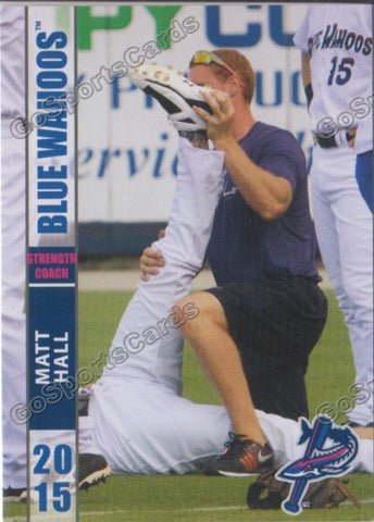 2015 Pensacola Blue Wahoos Matt Hall