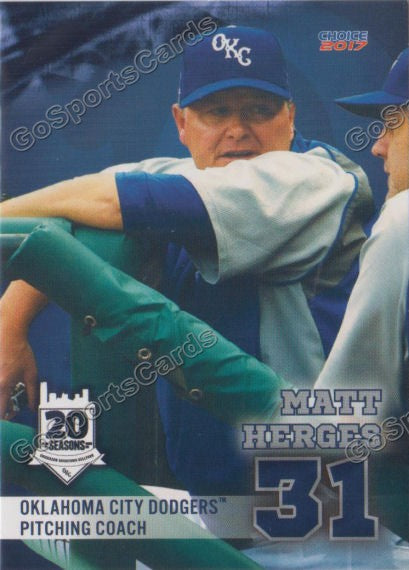 2017 Oklahoma City Dodgers Matt Herges