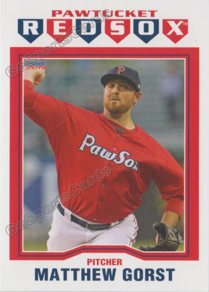 2019 Pawtucket Red Sox Matthew Gorst