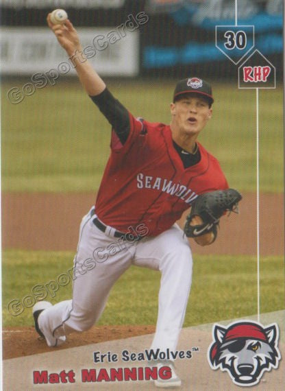 2019 Erie SeaWolves Matt Manning