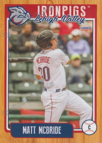 2019 Lehigh Valley IronPigs Matt McBride