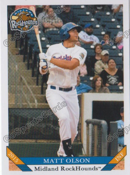 2015 Midland RockHounds Matt Olson