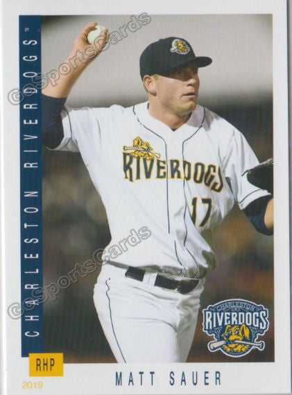 2019 Charleston RiverDogs Matt Sauer