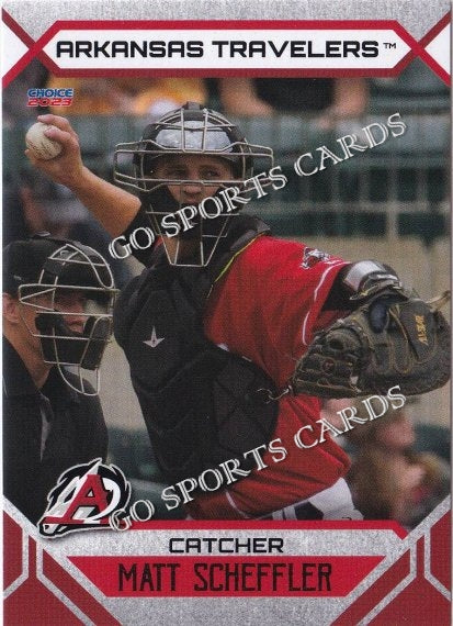 6 Matt Scheffler Arkansas Travelers 501 Jersey