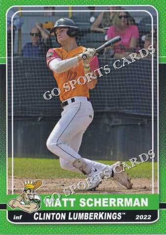 2022 Clinton LumberKings Matt Scherrman