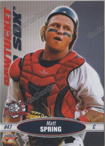 2015 Pawtucket Red Sox Matt Spring