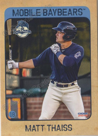 2018 Mobile Baybears Matt Thaiss