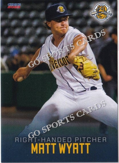 2023 Charleston RiverDogs Matt Wyatt – Go Sports Cards