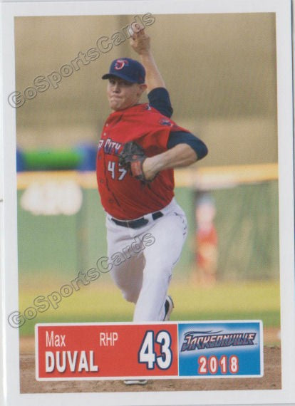 2018 Jacksonville Jumbo Shrimp Max Duval